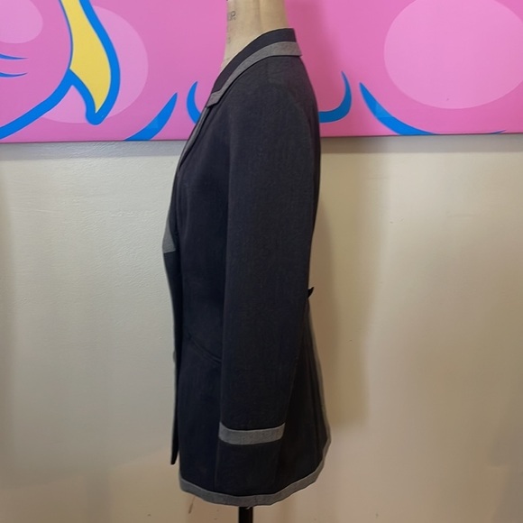 Moschino Cheap Chic Gray Wool Blazer Vintage - Picture 8 of 13